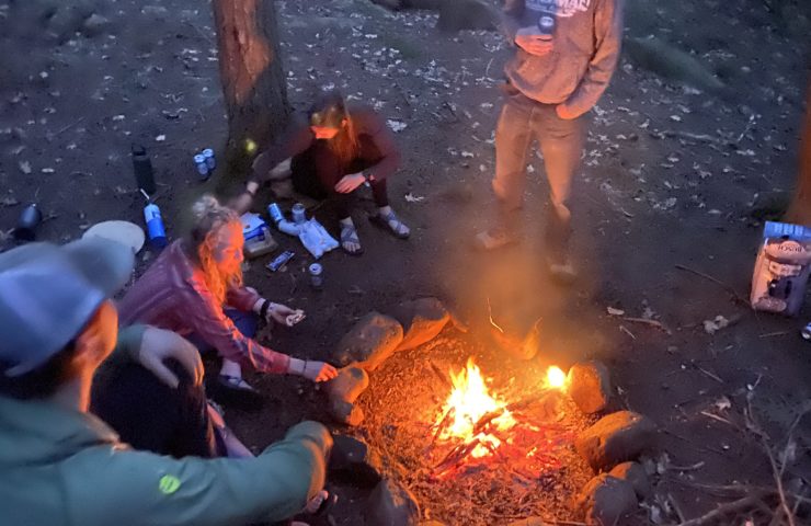 Wildman Adventure Resort Guests Fireside