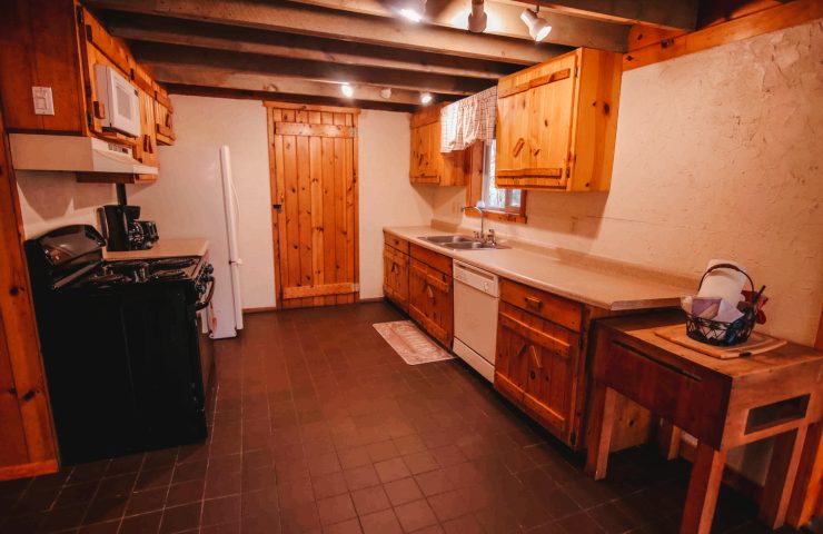 image of Peshtigo Lodge galley style kitchen